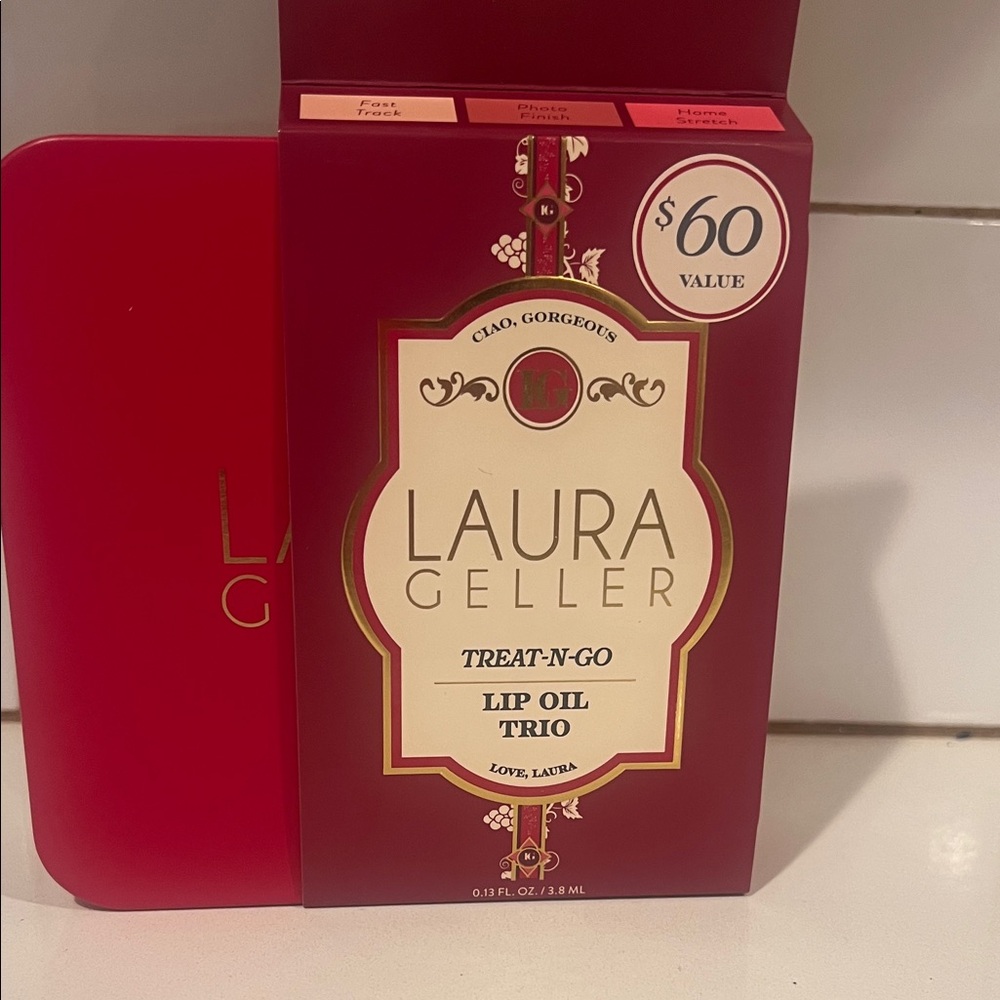 Laura Geller Lip Oil Trio 3 Pack New in Box